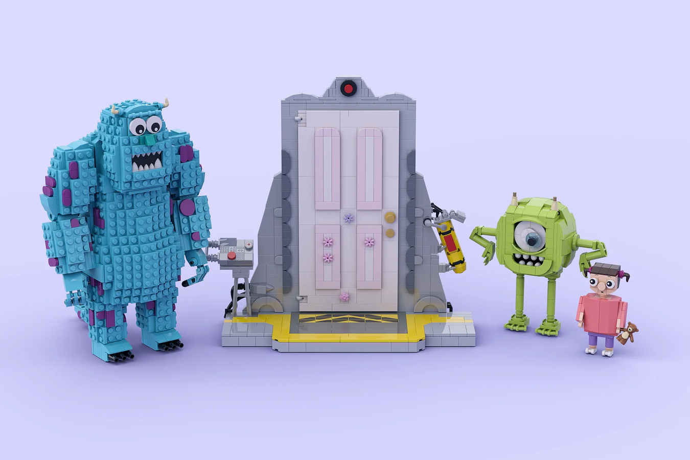 Monsters inc lego discount sets