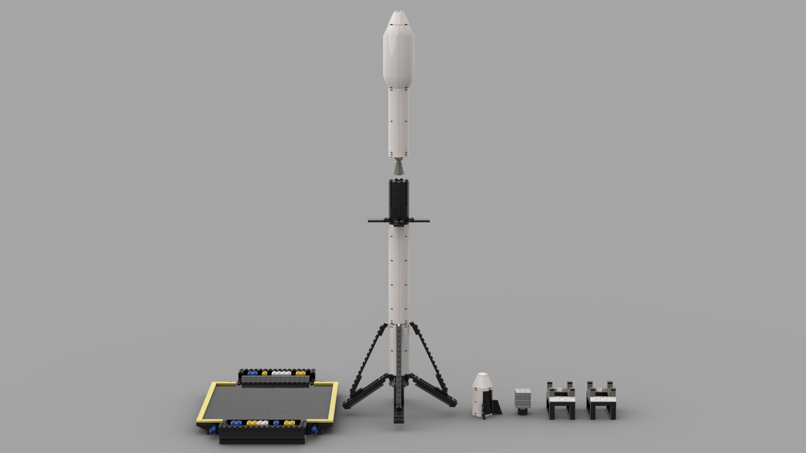 Lego spacex cheap falcon heavy