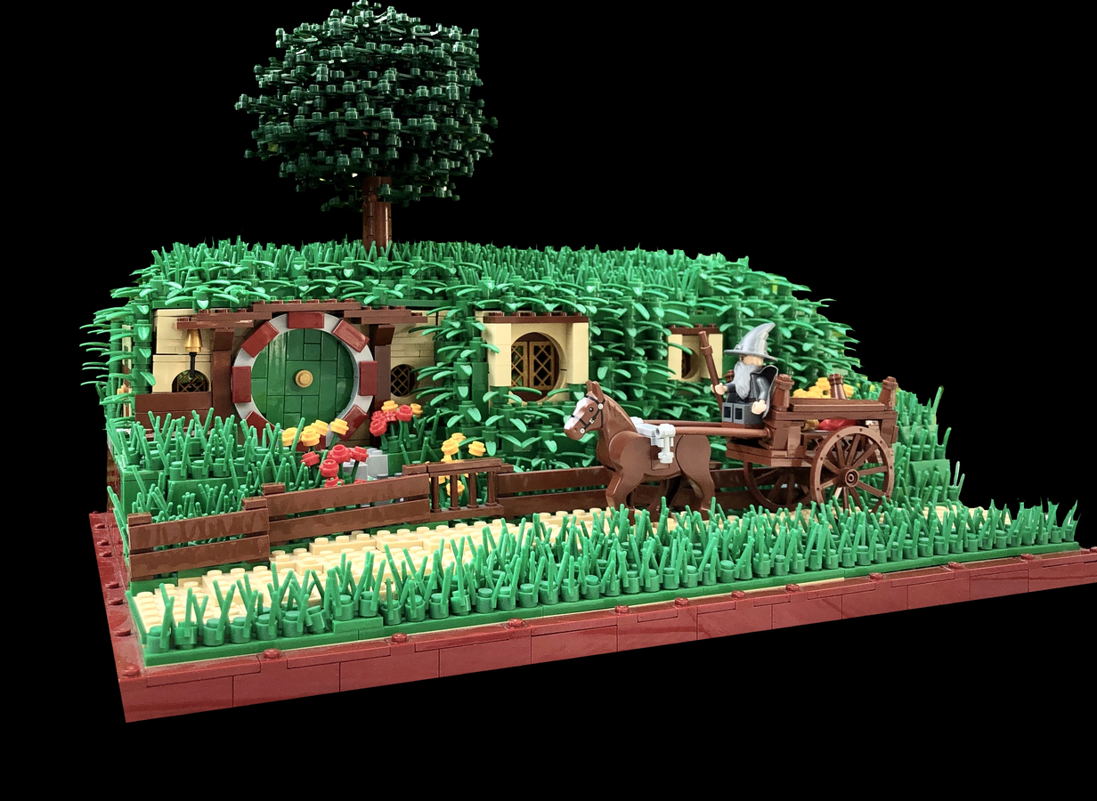 Lego hobbit hole set new arrivals