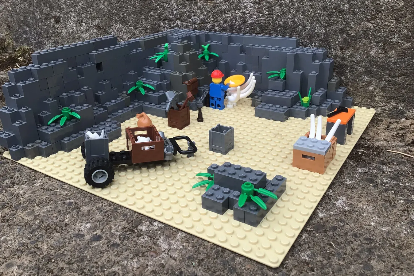 Lego dino on sale archeological dig