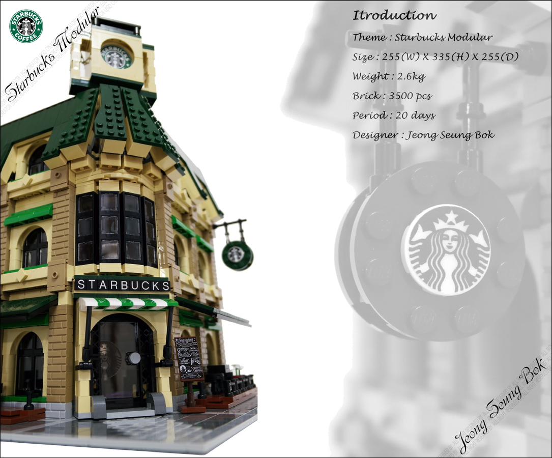 LEGO IDEAS LEGO Starbucks Cafe Modular