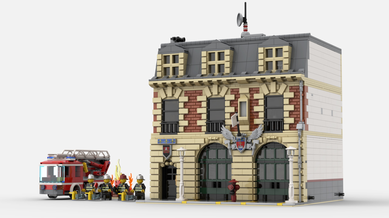 LEGO IDEAS - French station .Gare française