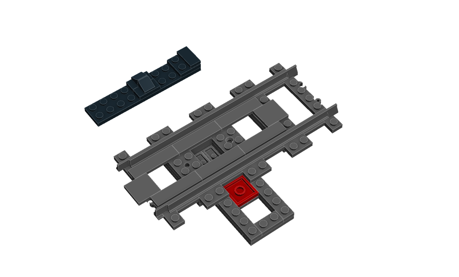 LEGO IDEAS Simple Train Decoupler