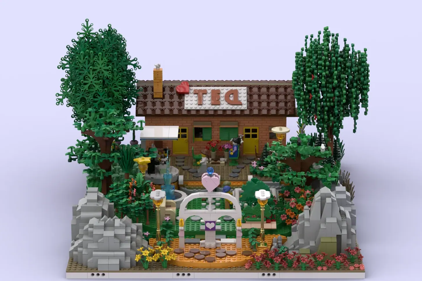 LEGO IDEAS TEa (Beautiful Garden Cafe)