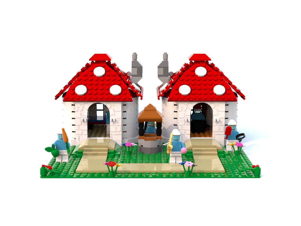 LEGO IDEAS Smurf Village 