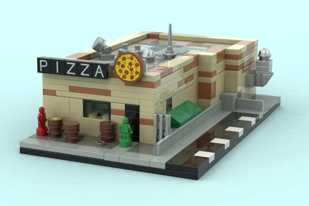 Lego 2024 pizza restaurant