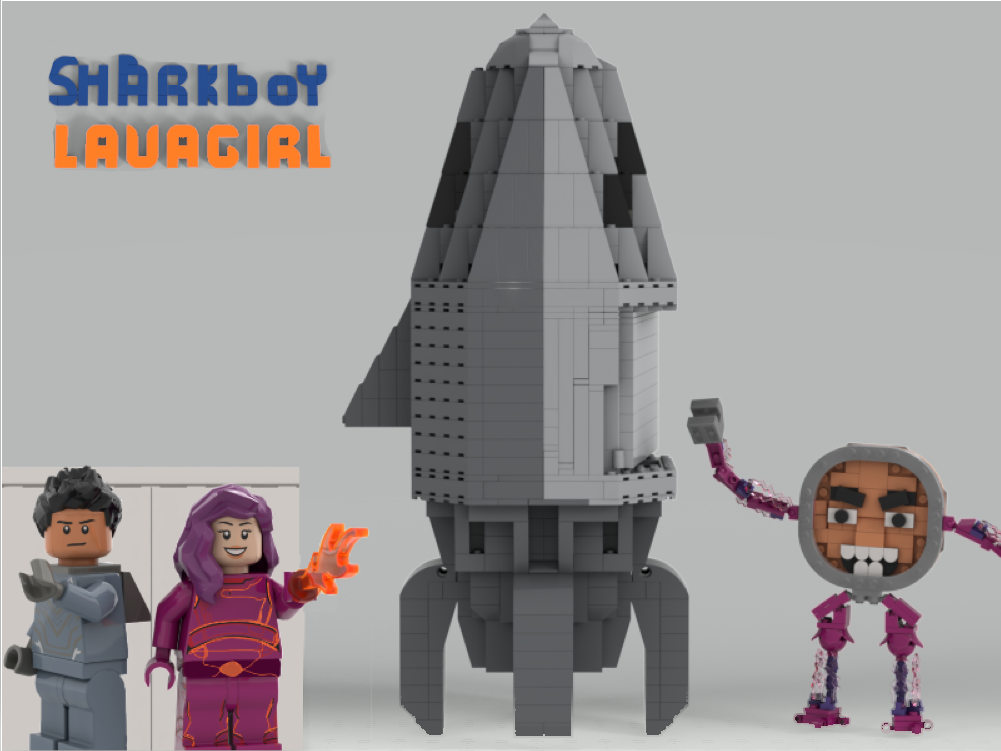 Lego sharkboy sales and lavagirl