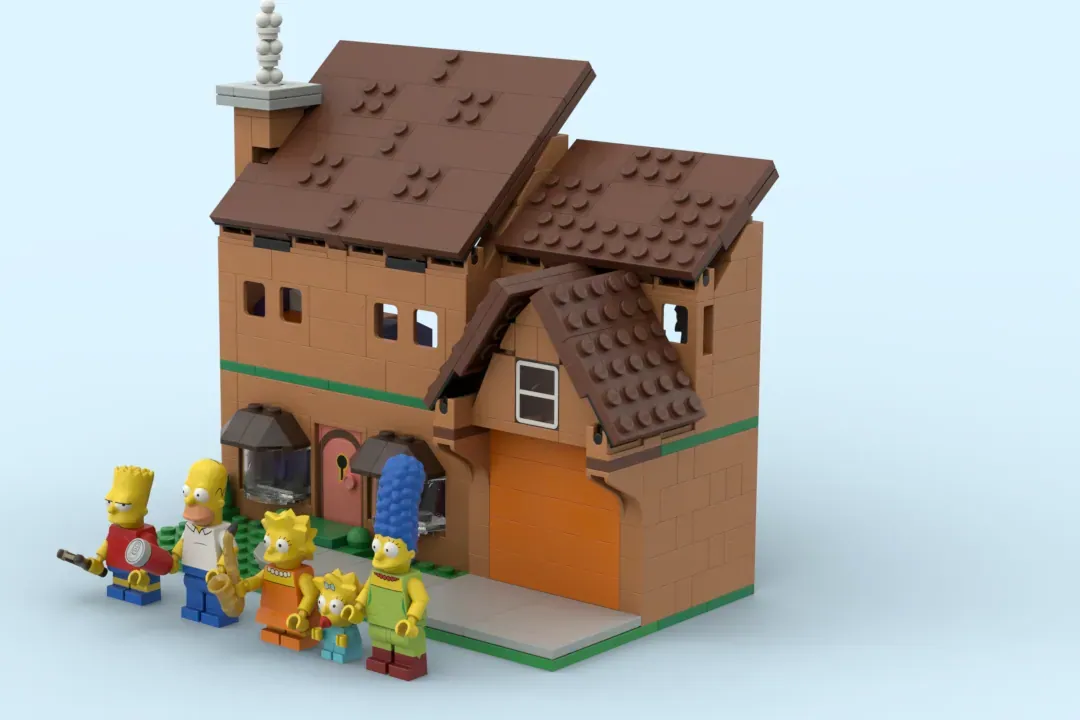 Casa de los simpson lego mercadolibre online