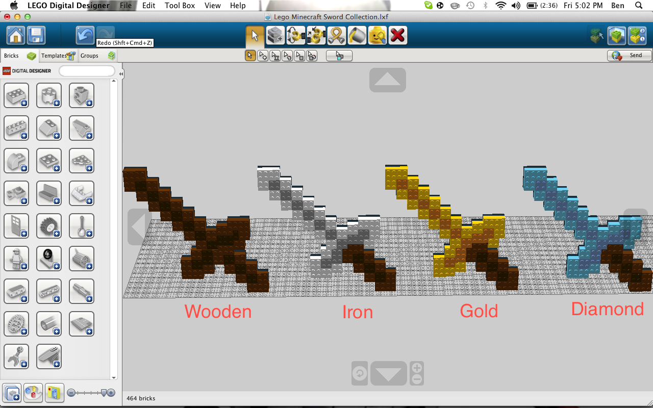 how to make a wooden sword in minecraft