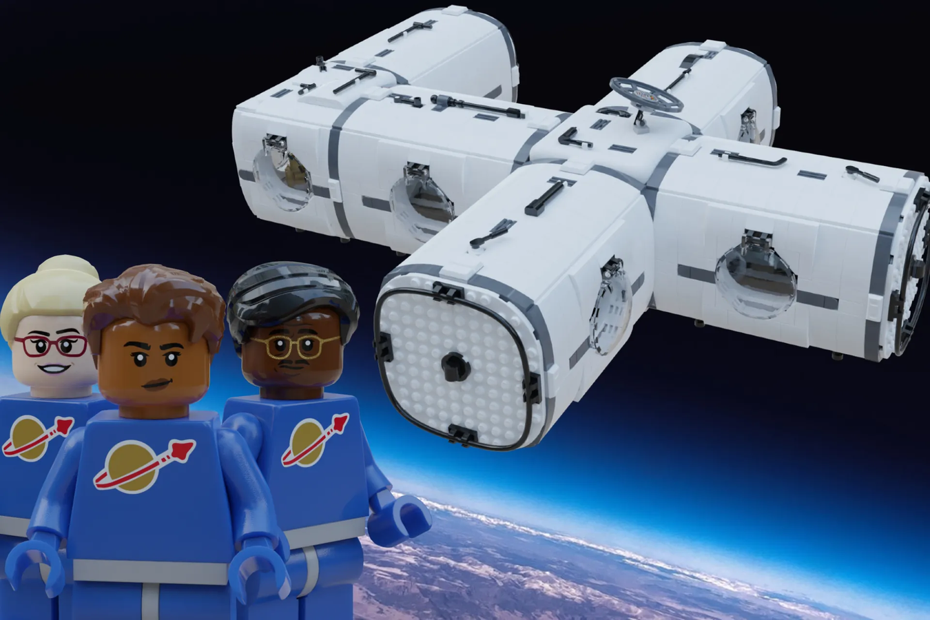 Lego space deals station