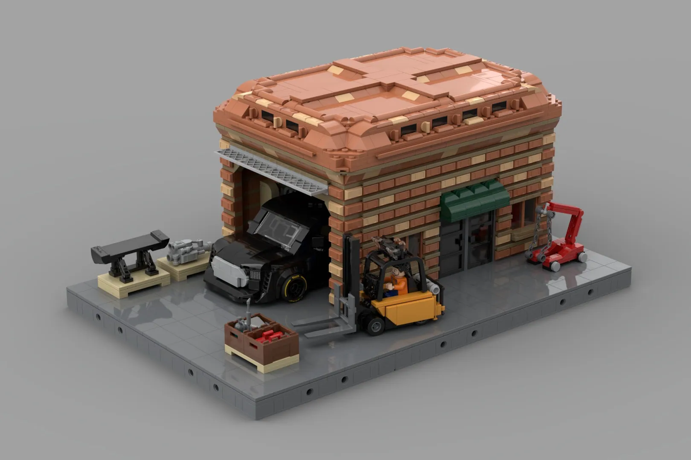 LEGO IDEAS Modular Tuner s Garage