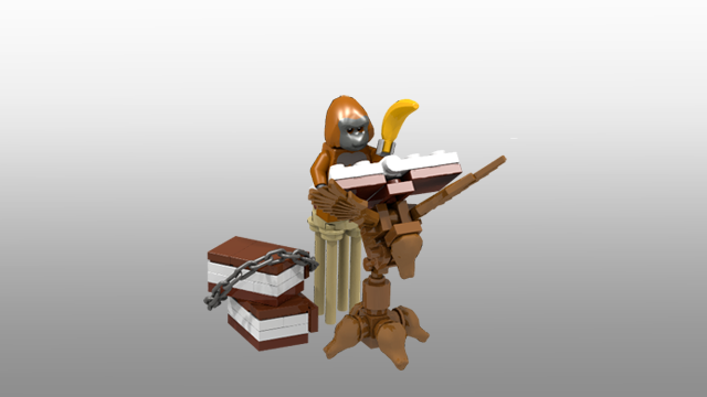 LEGO IDEAS - The Librarian, An Orangutan