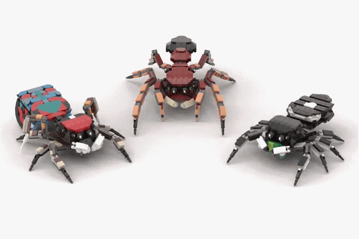 LEGO IDEAS Jumping Spiders