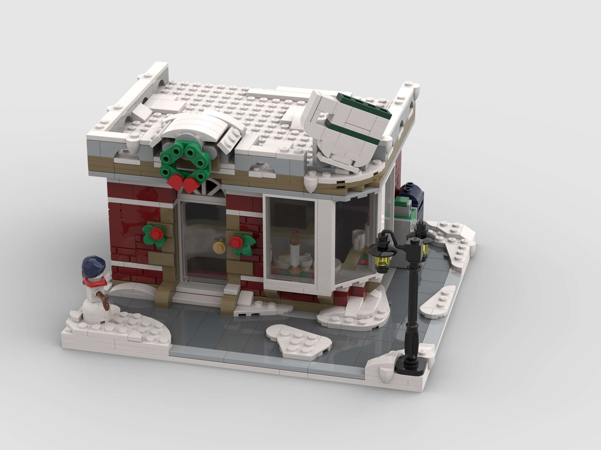 Coffee best sale shop lego