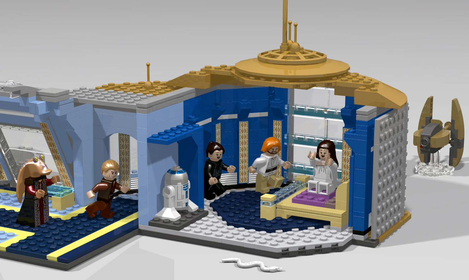 LEGO IDEAS - Star Wars Episode 2 - Padme's Apartment