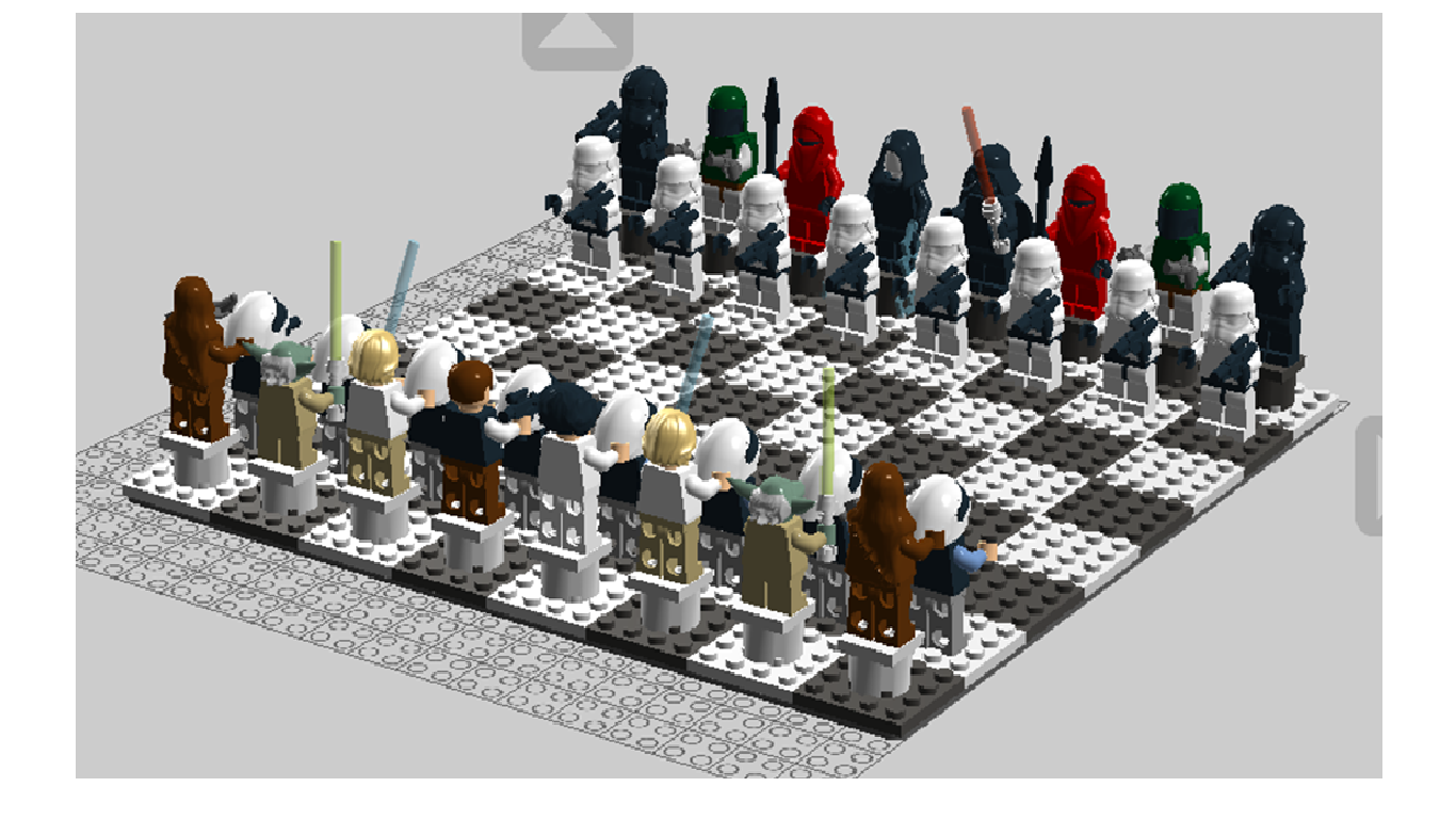 Lego star wars chess set new arrivals