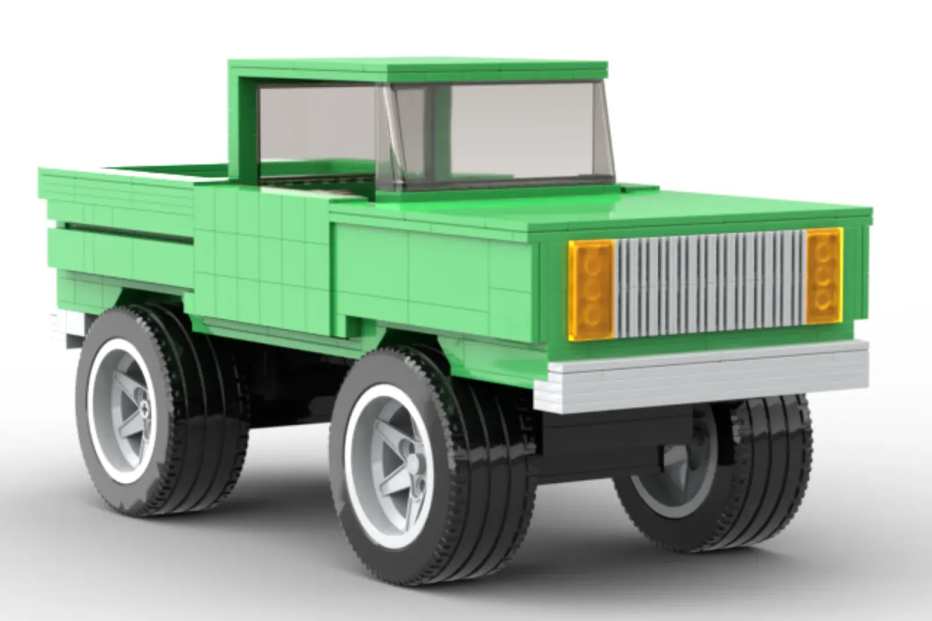 LEGO IDEAS - Custom Lifted GMC Pickup Truck