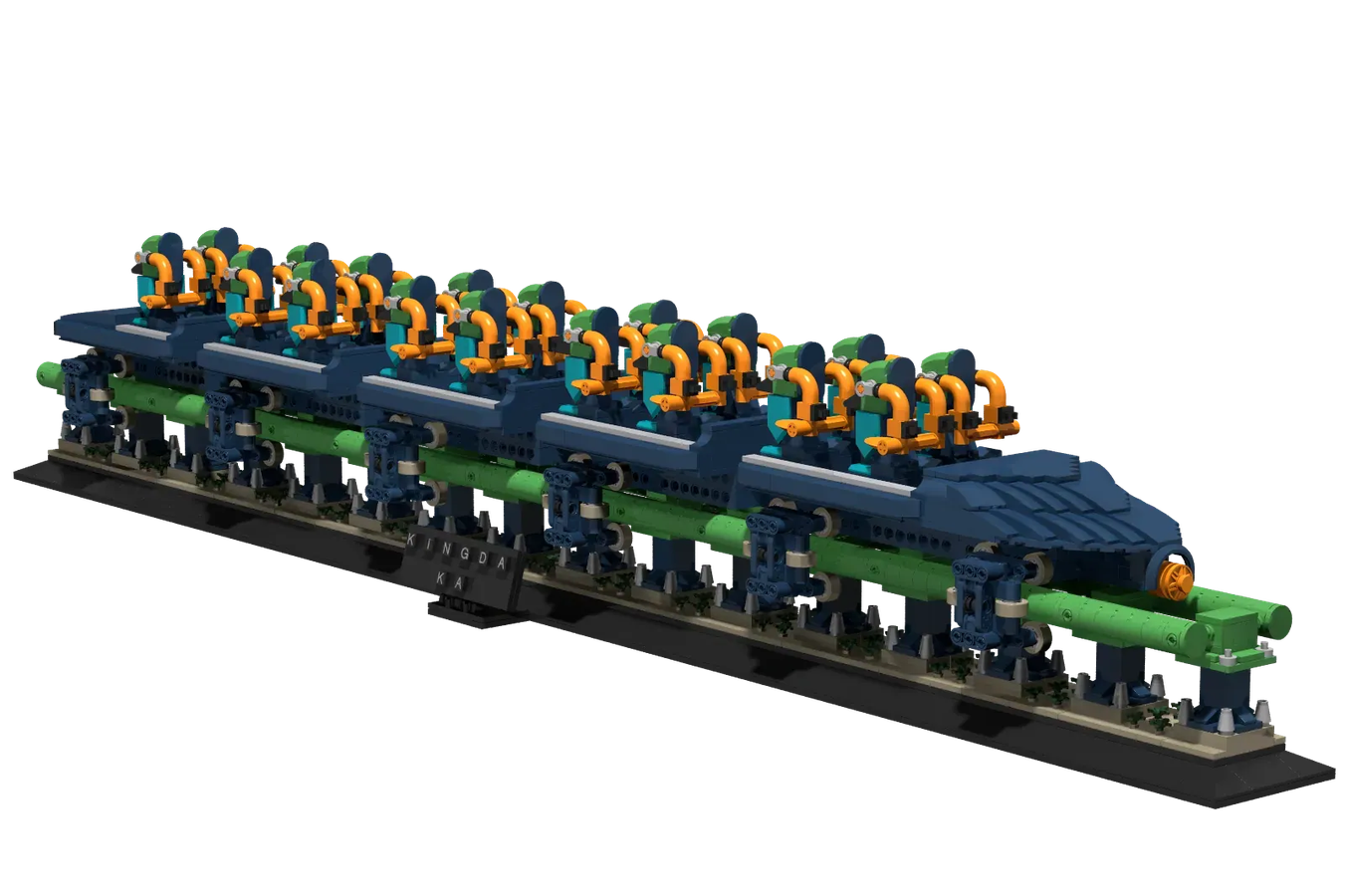 Lego roller coaster train on sale