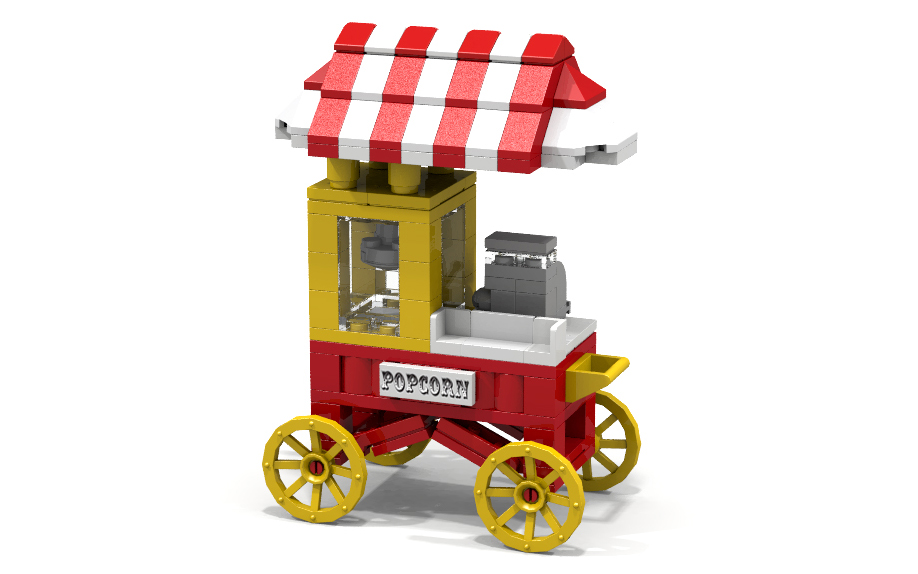 Lego city hot sale popcorn cart