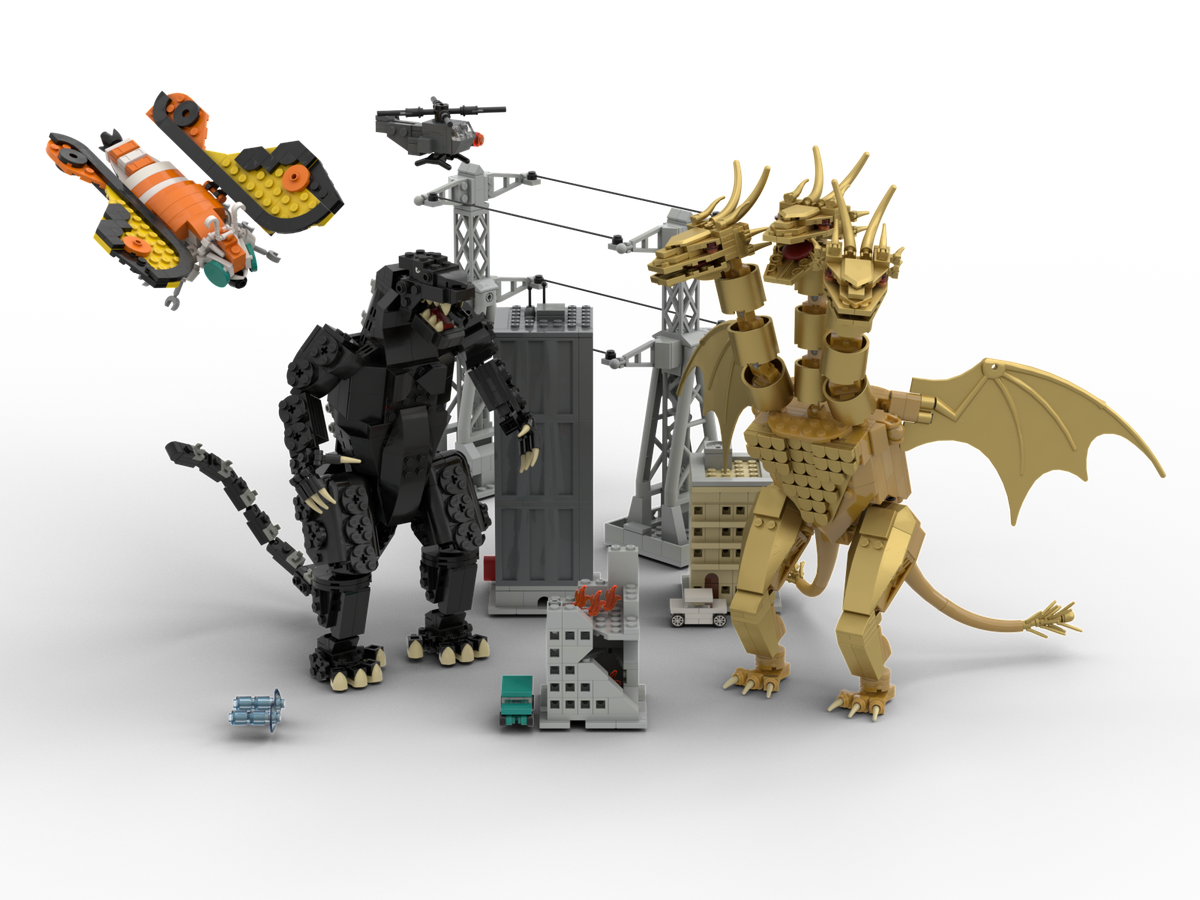 LEGO IDEAS Godzilla Classic Monsters Attack