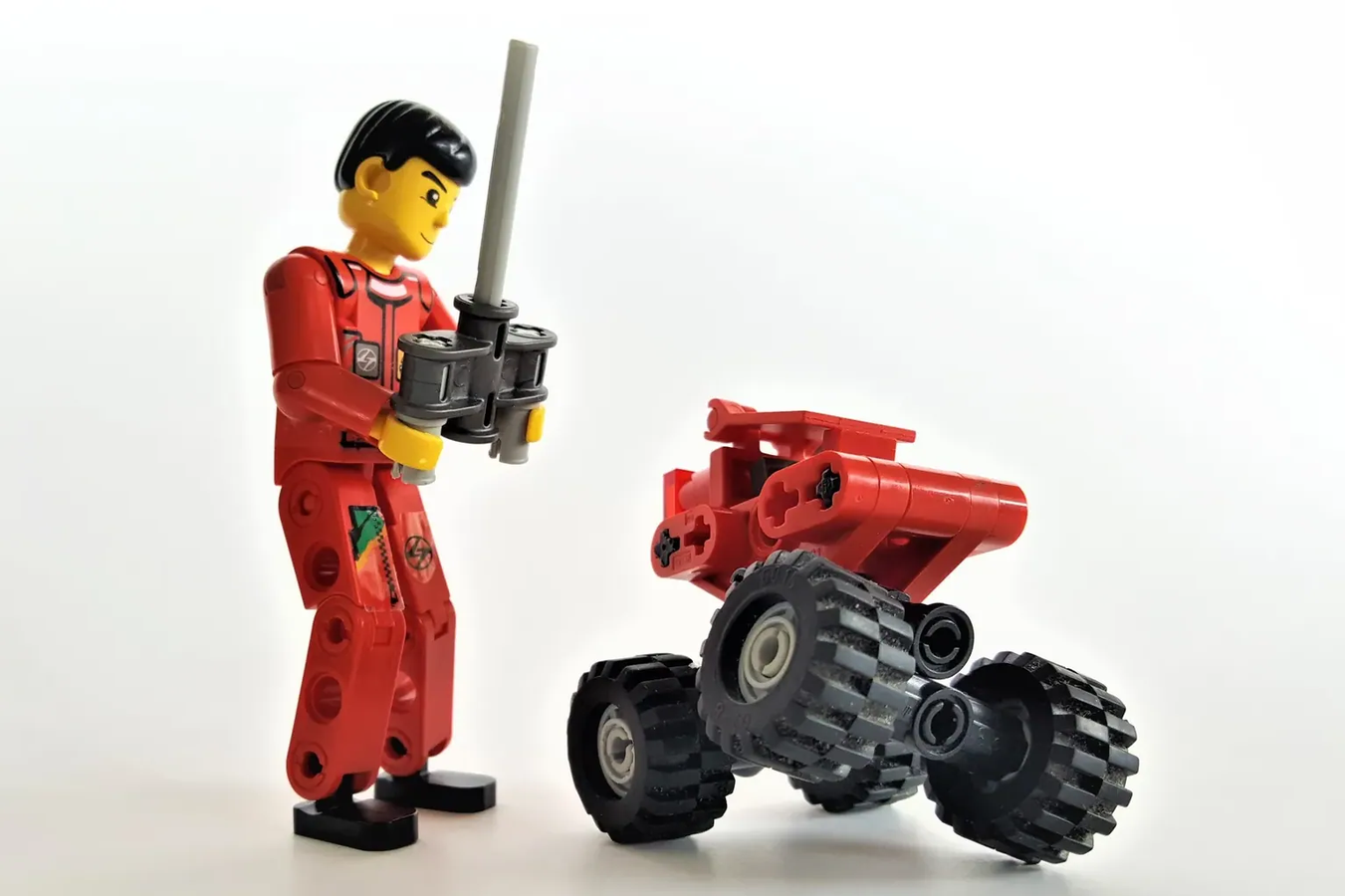 Lego red monster online truck