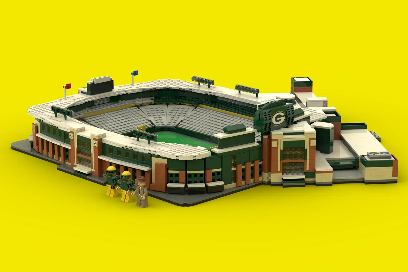 LEGO IDEAS - Packers and Bears NFL Helmets