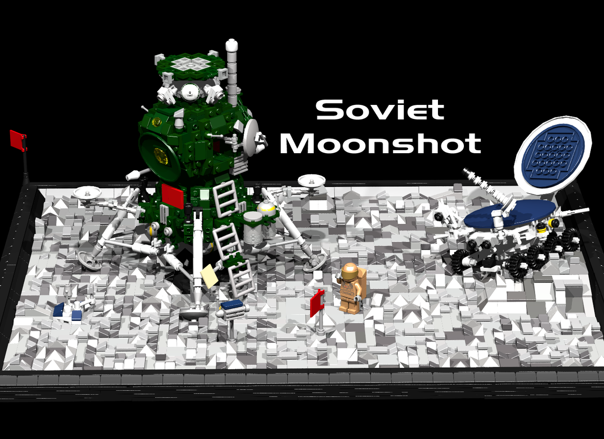 LEGO IDEAS Soviet Moon Landing