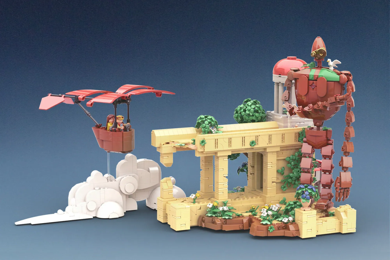 LEGO IDEAS Castle in the Sky Studio Ghibli Miyazaki The Meeting