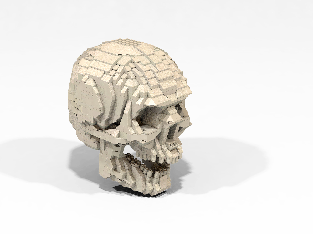 Lego outlet skull piece