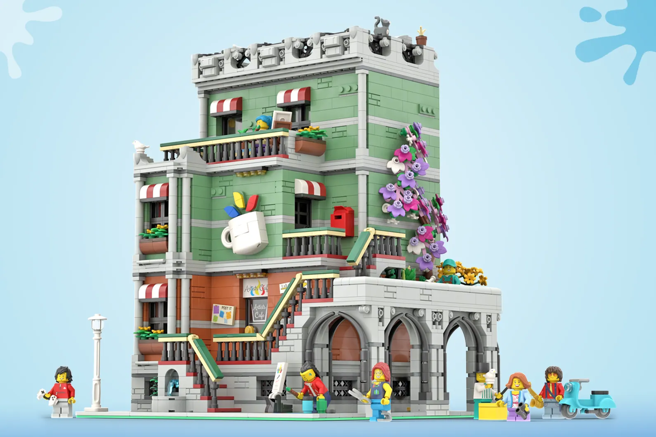 Lego 2024 art cafe