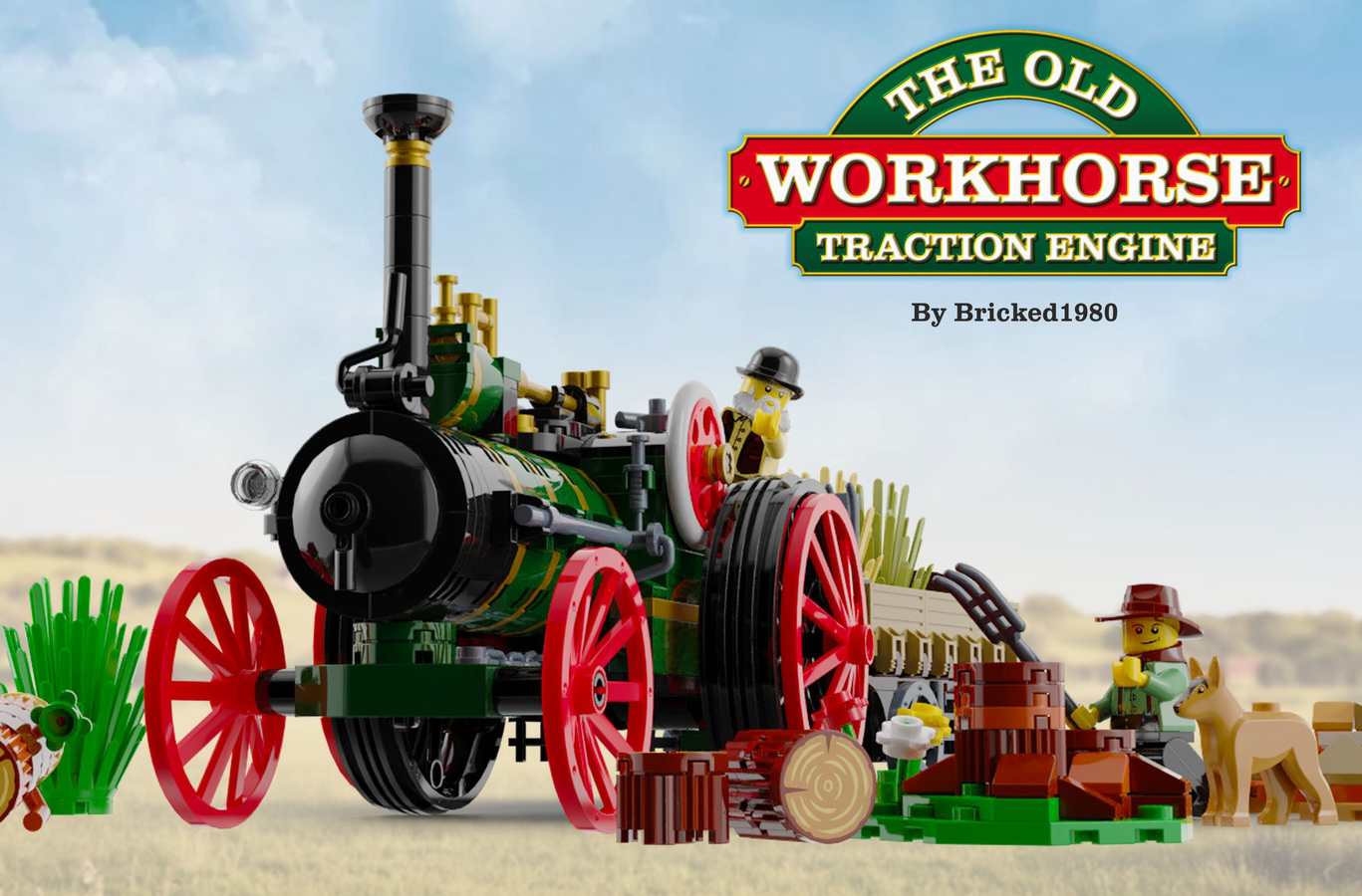 LEGO IDEAS The Old Workhorse Traction Engine