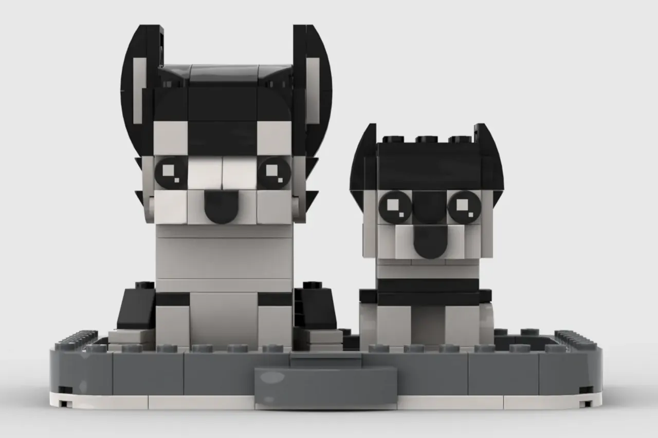 Husky lego set hotsell