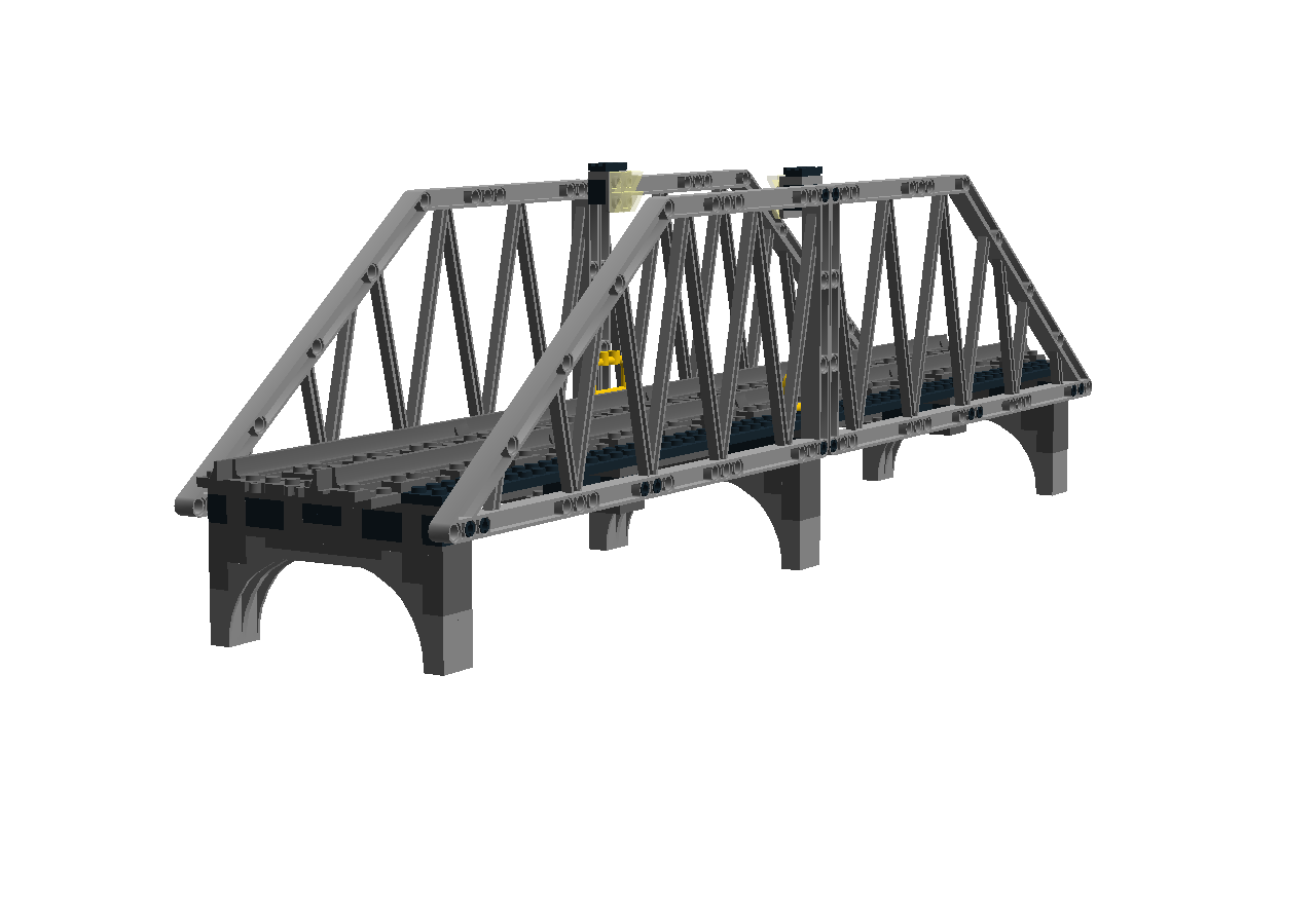 Lego city train discount bridge