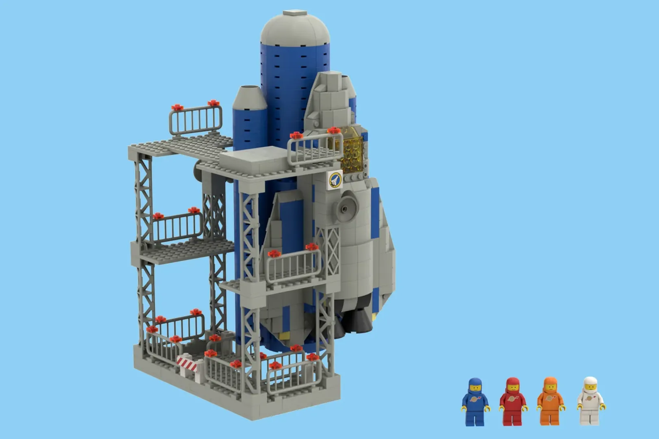 Lego space 2025 launch pad