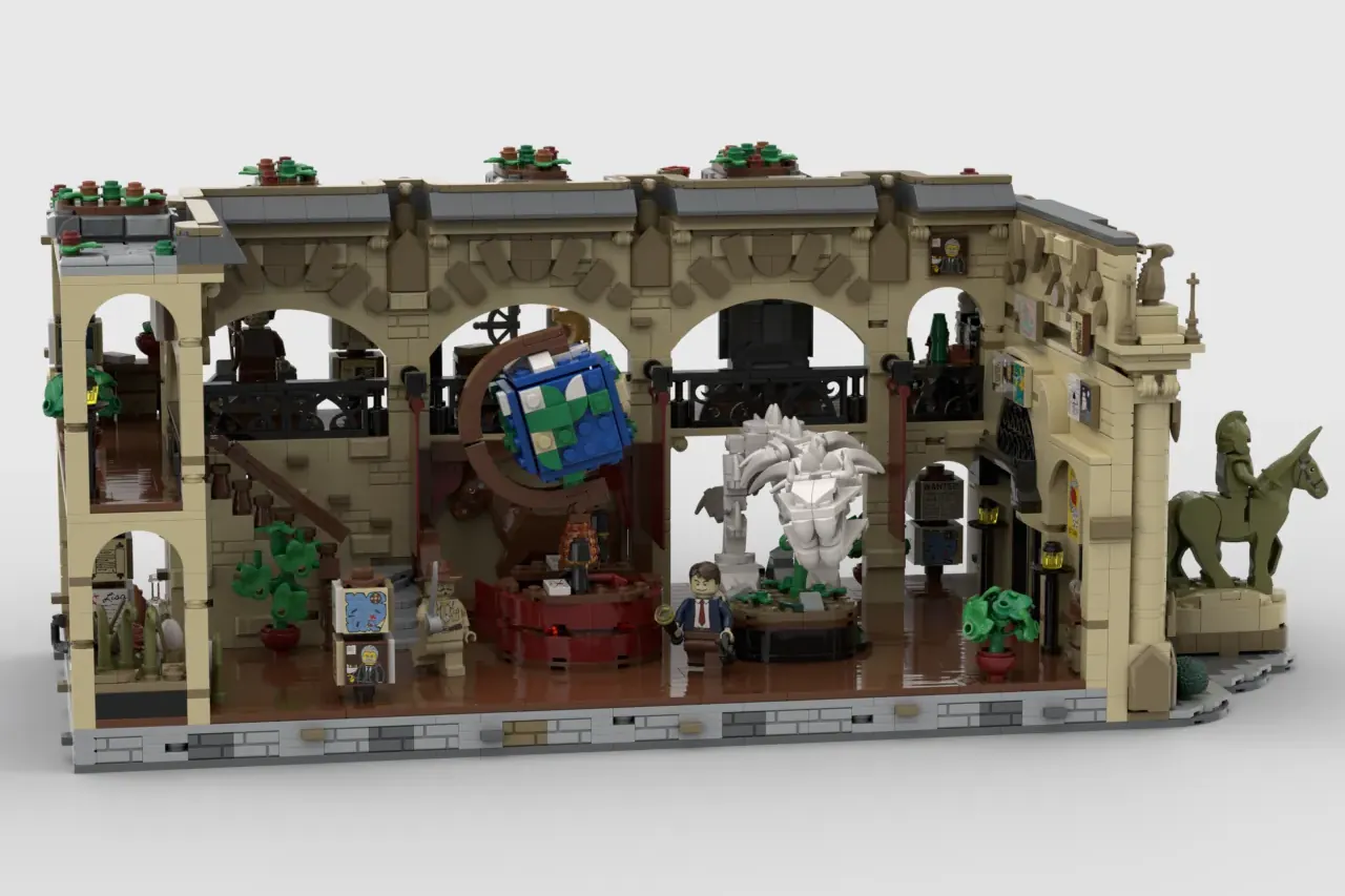 Lego night at the museum hot sale