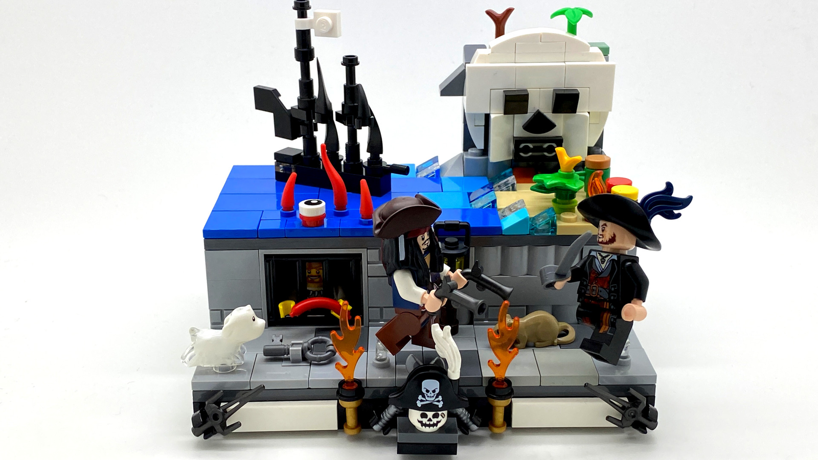 Huge LEGO Custom Build of Pirates of the Caribbean Ride Uses Real