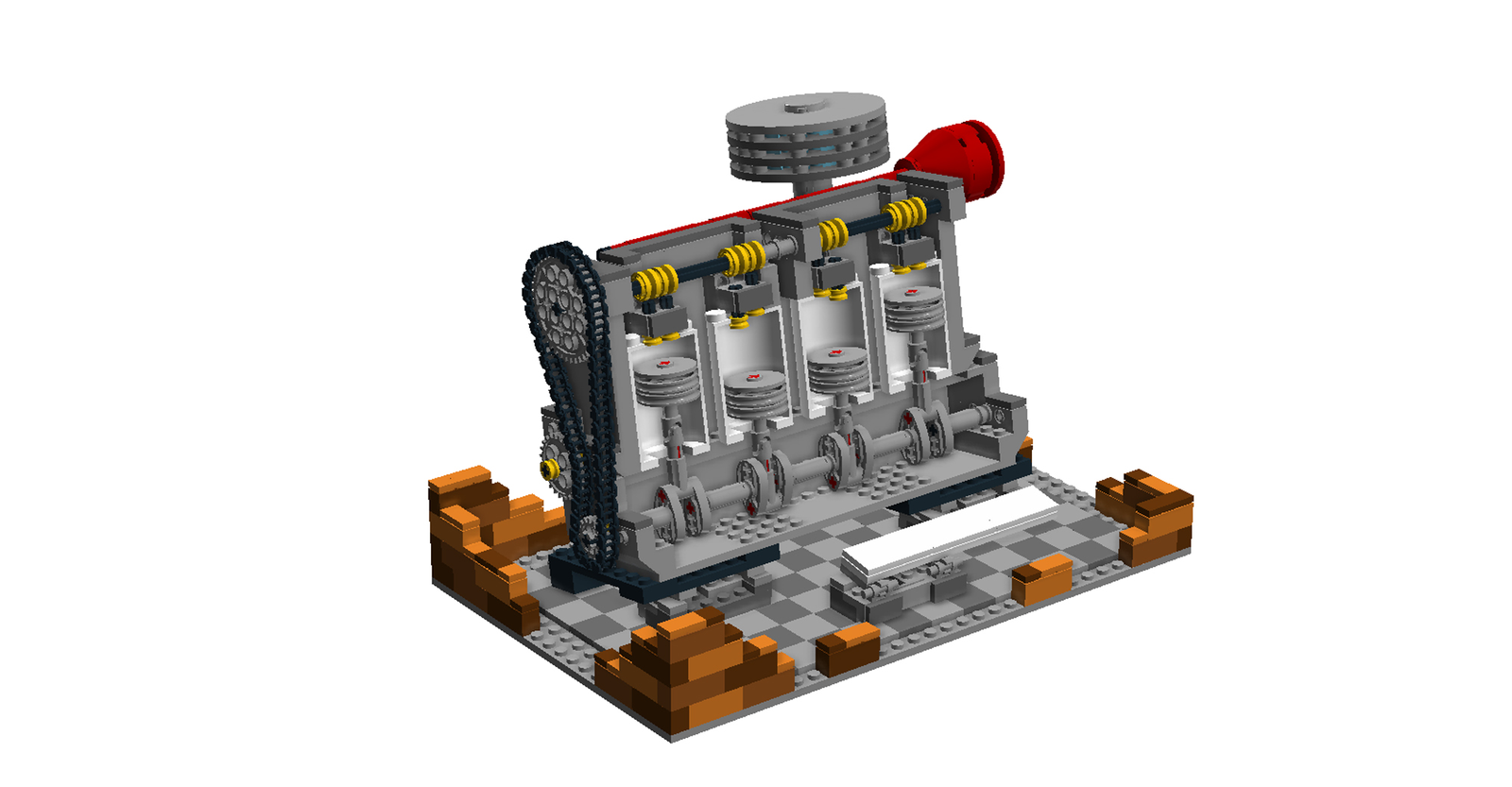 Lego sales combustion engine