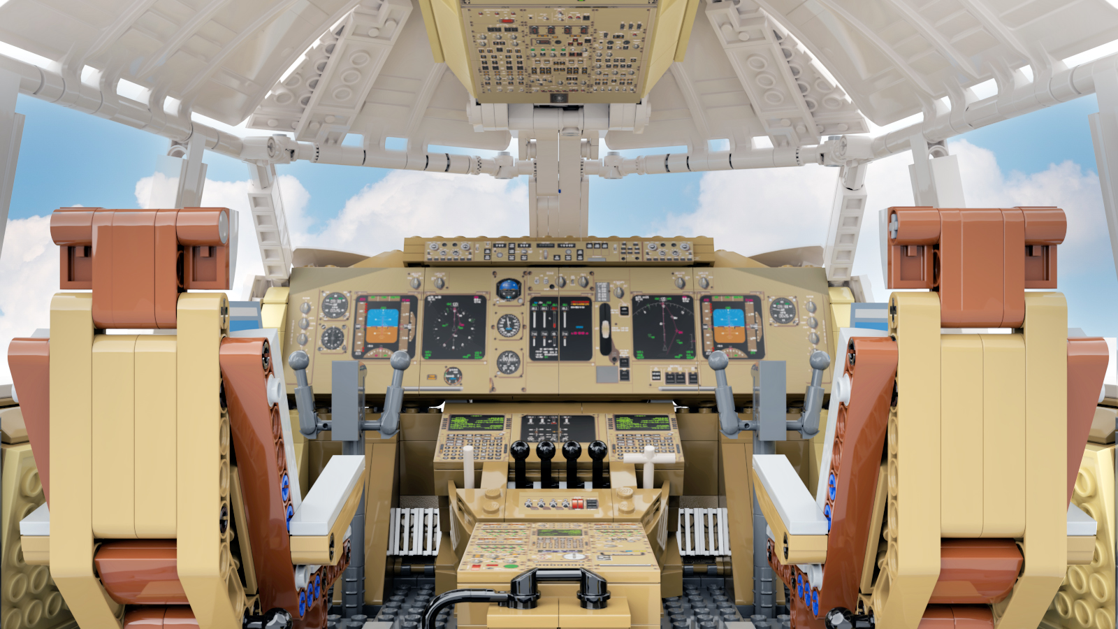 airplane cockpit floor plan