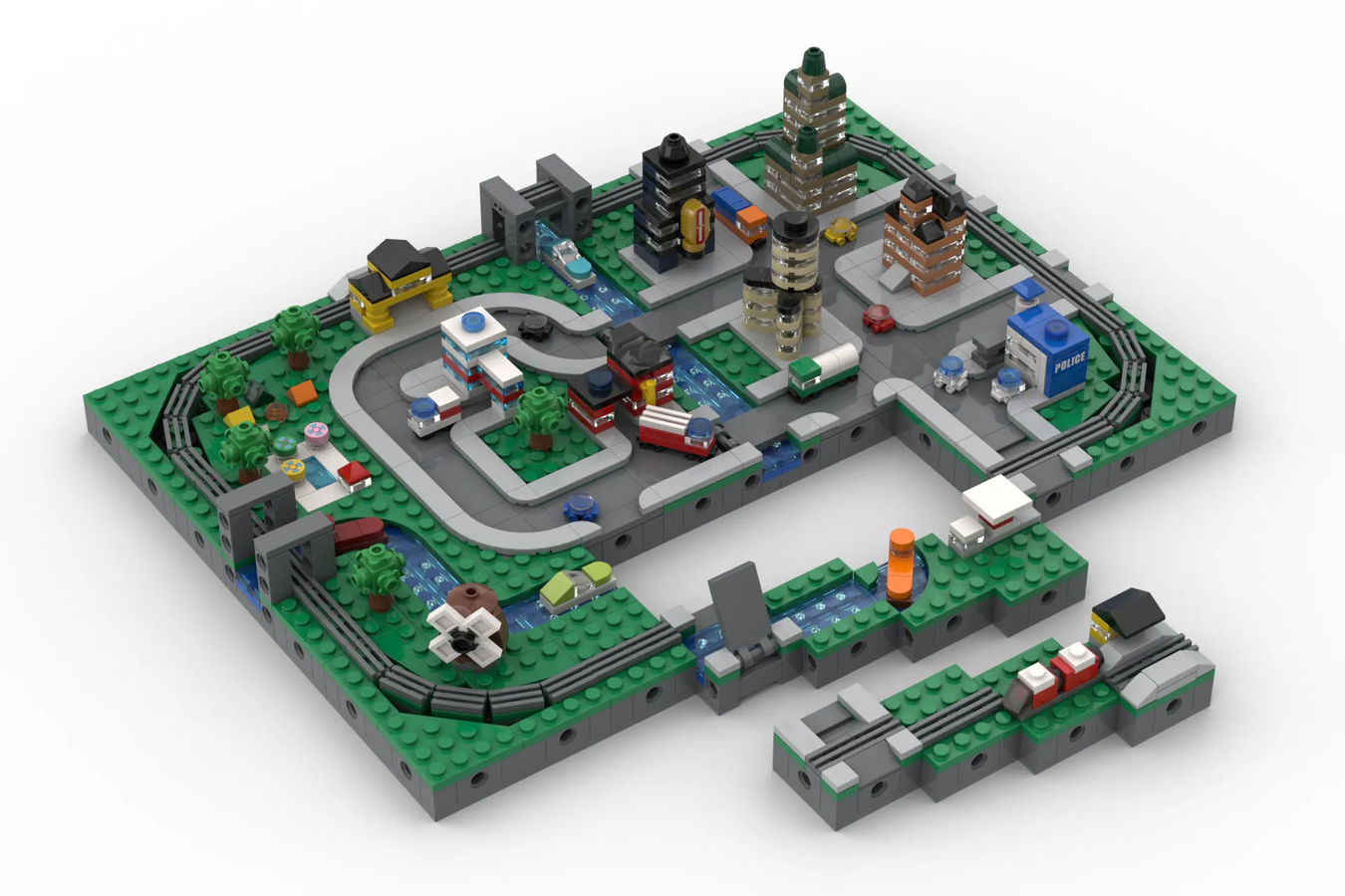 Mini city lego on sale