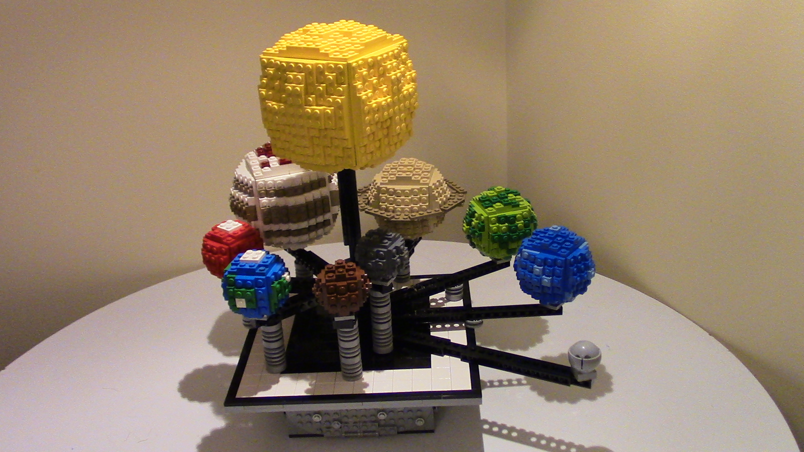 Lego solar best sale system model