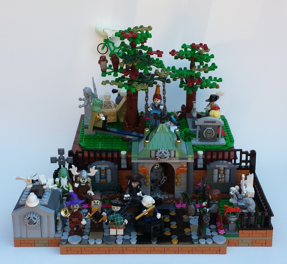 LEGO IDEAS Disneyland s Haunted Mansion Swinging Wake