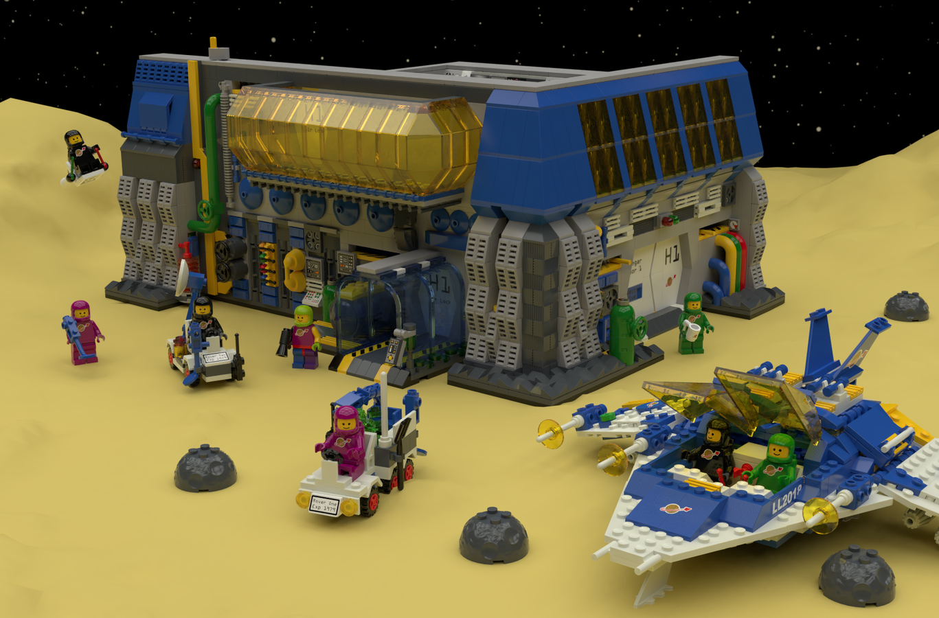 Space themed online lego