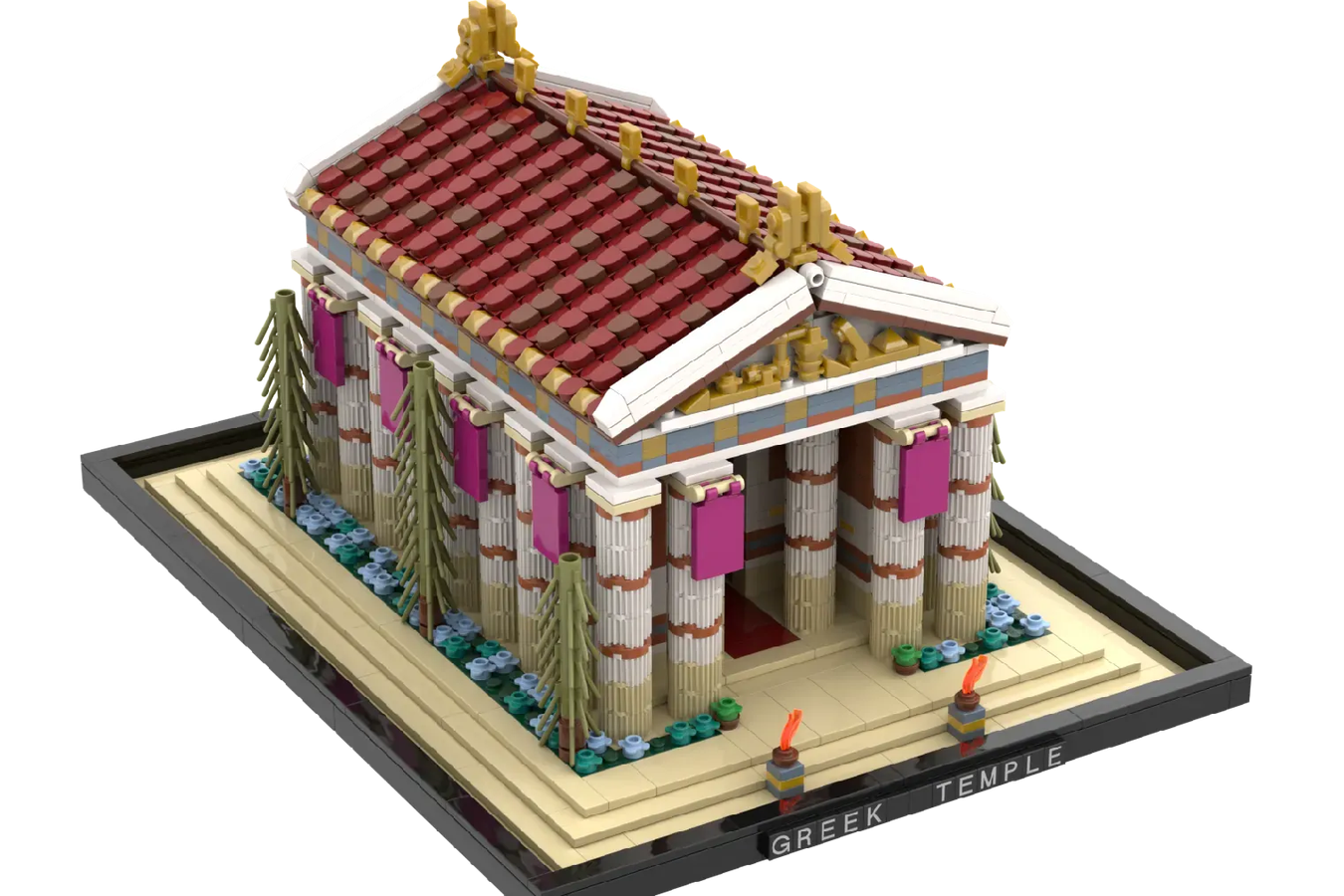 LEGO IDEAS - Ancient Greek Temple Architecture