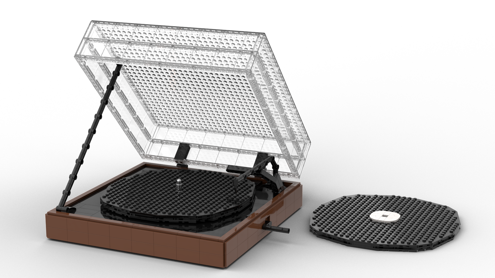 LEGO IDEAS Spin the Black Circle LEGO Record Player