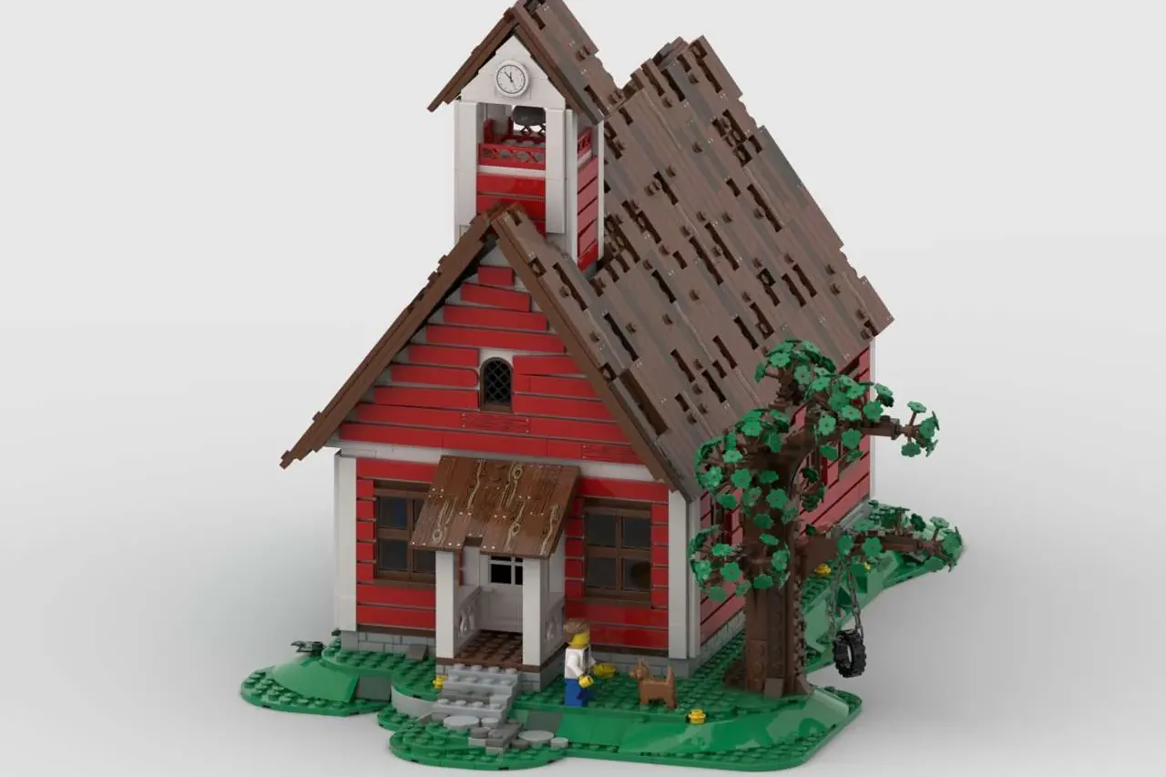 Lego hot sale red house