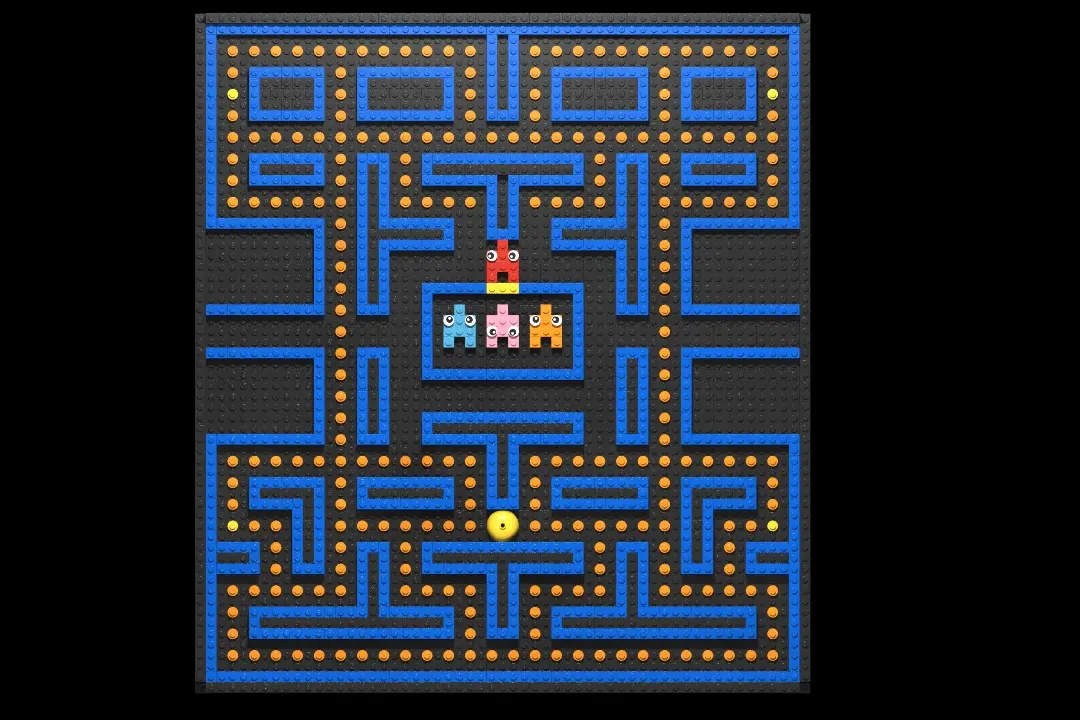 pac man maze minecraft