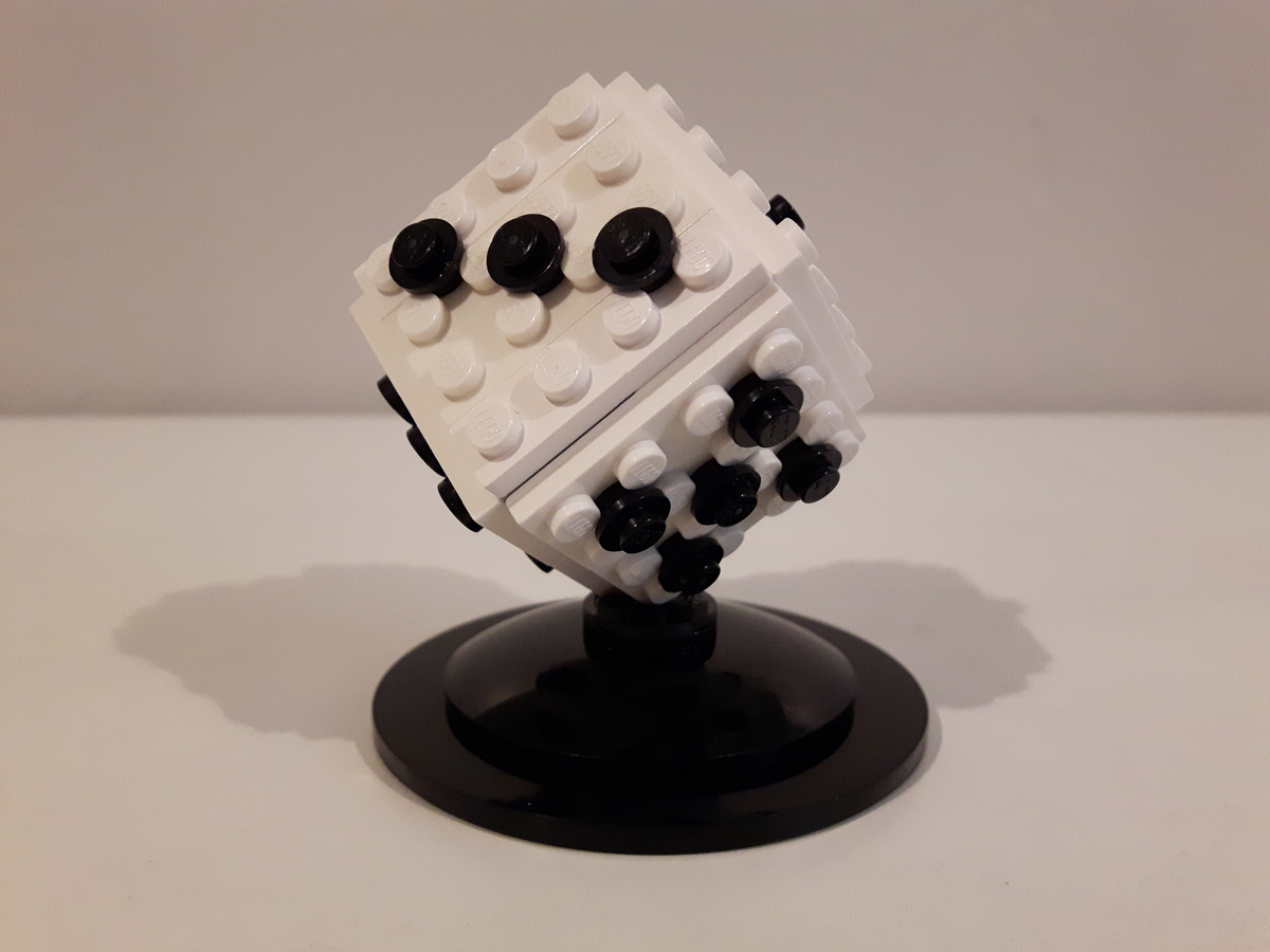 LEGO IDEAS Large Lego Dice Display With Secret Storage Compartment