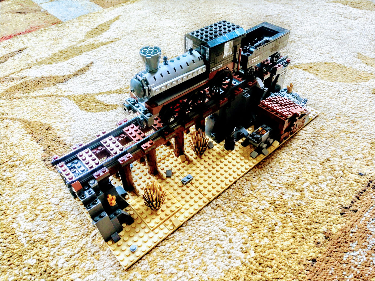 lego western train