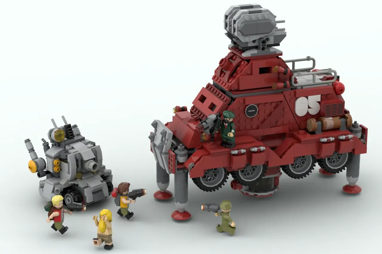 LEGO IDEAS - Metal Slug (SV-001 vs Iron Nokana)