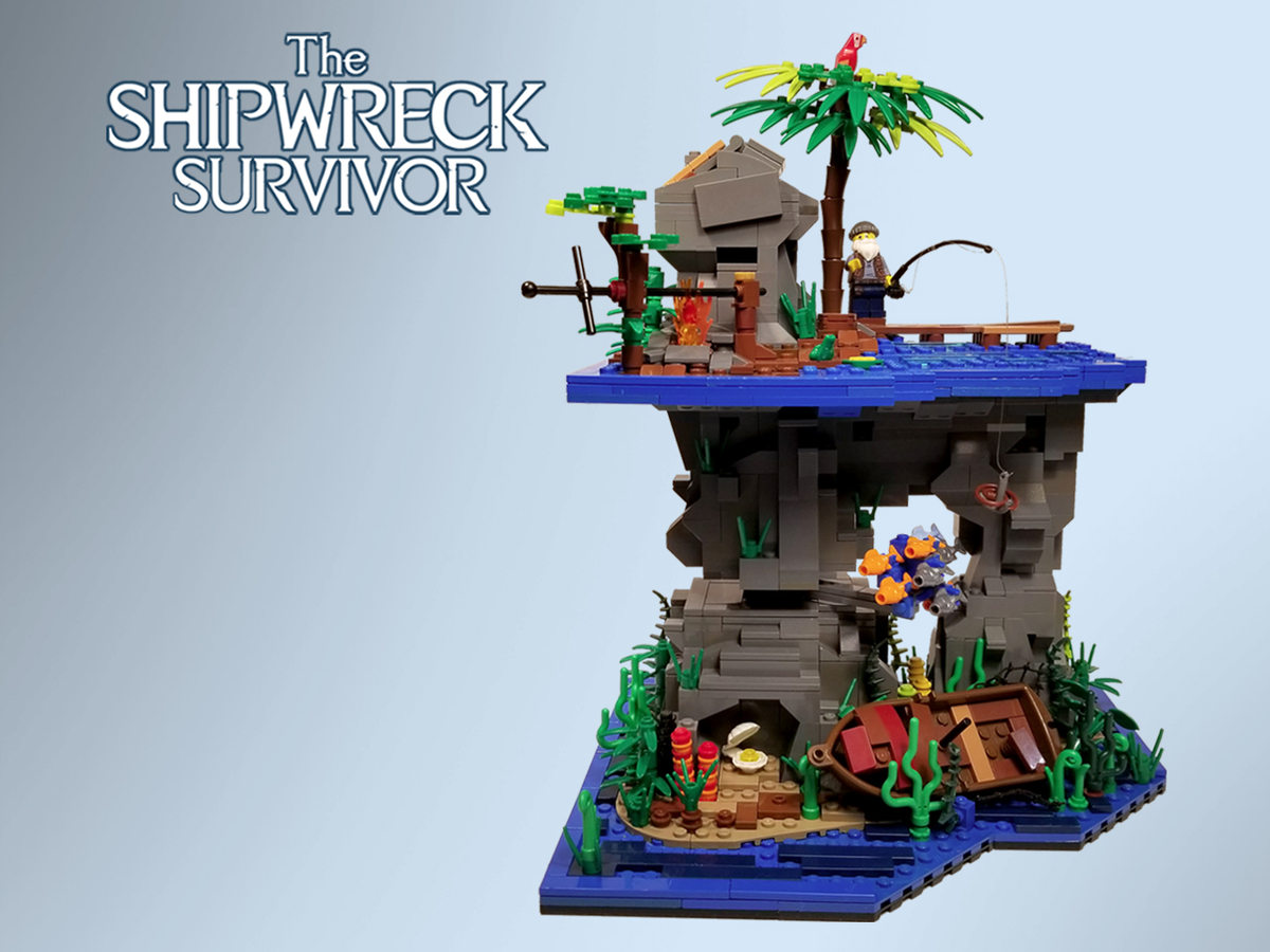 Lego minecraft shipwreck on sale